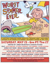 WORST SUMMER EVER - A comedy fundraiser of summer memories show poster