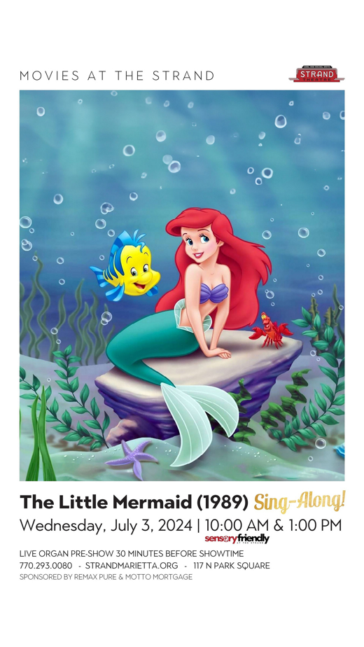 The Little Mermaid Sing Along (w/ Sensory Friendly Showing)
