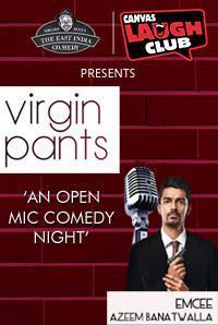 Virgin Pants Open Mic show poster