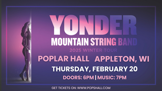 Yonder Mountain String Band in Appleton, WI