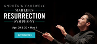 Houston Symphony presents Andrés’s Farewell: Mahler’s Resurrection Symphony show poster