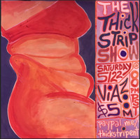 THICK STRIP: The body positive strip show on ZOOM show poster