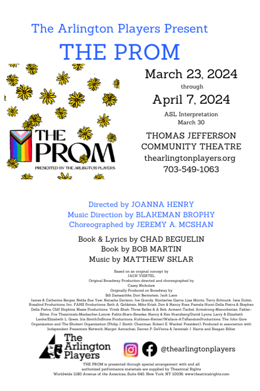 THE PROM show poster