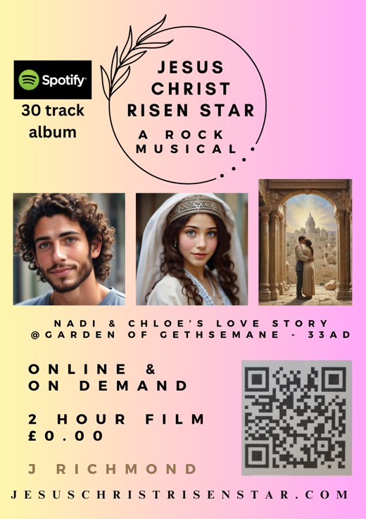 Jesus Christ Risen Star show poster