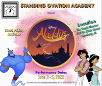 Disney’s Aladdin Jr show poster