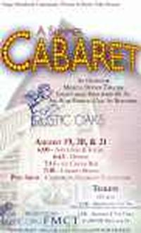 Summer Cabaret show poster