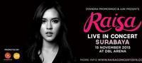 Raisa Concert Live In Surabaya show poster