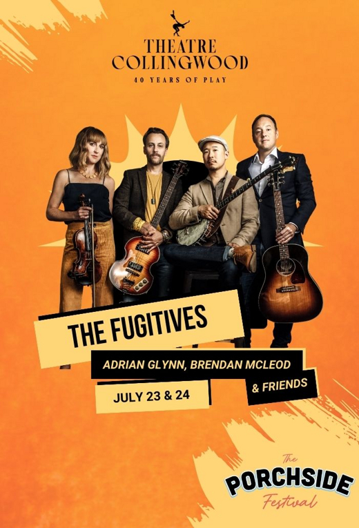 The Fugitives at the Porchside Festival show poster