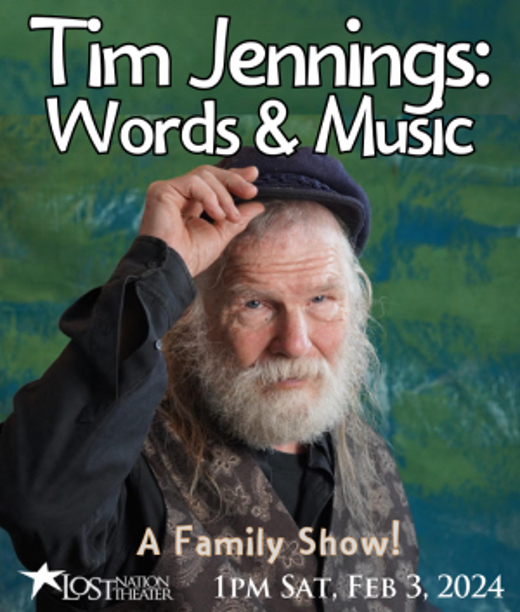 Tim Jennings Words & Music show poster