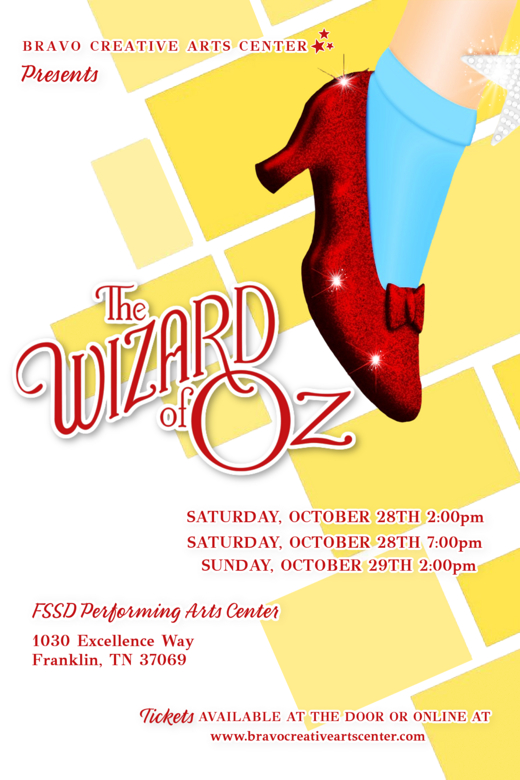 The Wizard of Oz show poster