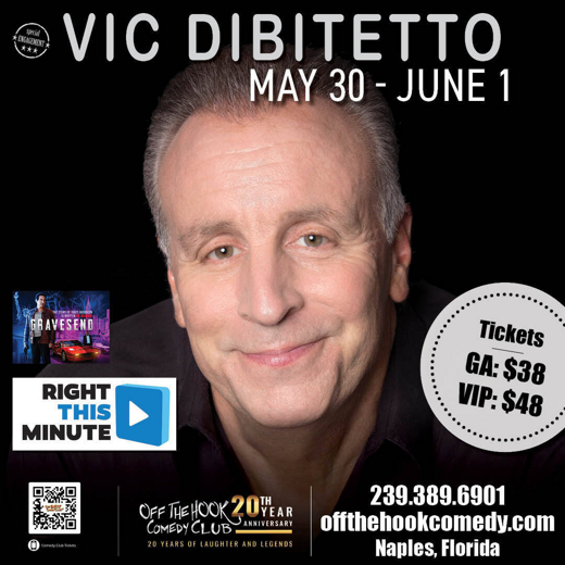 Comedian Vic DiBitetto Live In Naples, Florida! in Ft. Myers/Naples
