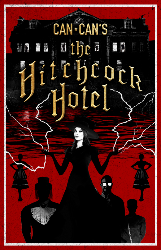 The Hitchcock Hotel show poster