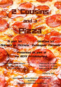 Two Cousins and a Pizza show poster