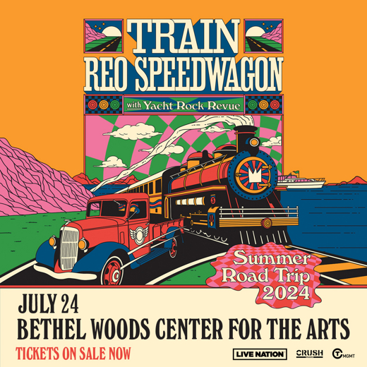 Train & REO Speedwagon-Summer Road Trip 2024 show poster