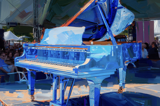 Spotlight on the Music of Hope Blue Piano at Festival of Arts