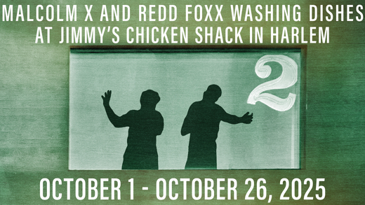 Malcolm X and Redd Foxx Washing Dishes at Jimmy's Chicken Shack in Harlem