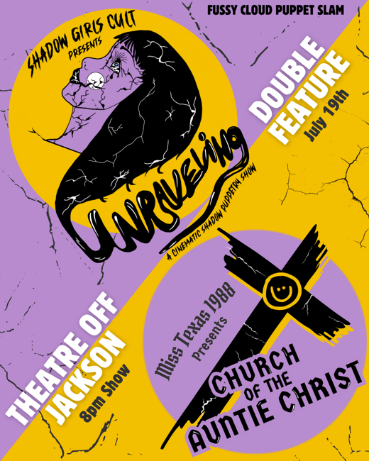 Fussy Cloud Puppet Slam Performance Series - Featuring: Miss Texas 1988 & Shadow Girls Cult.