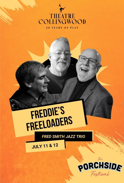 Freddie's Freeloaders at the Porchside Festival show poster