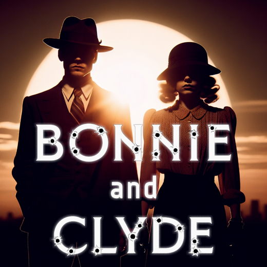 Bonnie and Clyde show poster