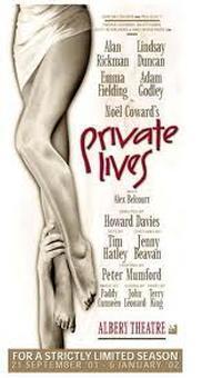 Private Lives show poster