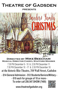 Sanders Family Christmas show poster