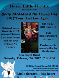Barry McArdle and the Flying Fins 2017 Tour: And Lost Again...