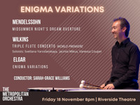 Enigma Variations and a World Premiere With The Metropolitan Orchestra