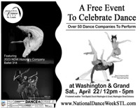 National Dance Week, St.Louis in St. Louis Logo