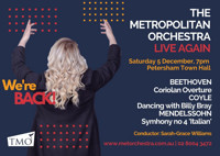 The Metropolitan Orchestra back LIVE In Concert show poster