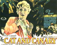 East Lynne Theater Company presents THE CAT AND THE CANARY show poster