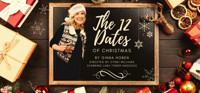 The 12 Dates of Christmas by Ginna Hoben show poster