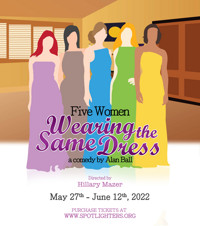 Five Women Wearing the Same Dress in Baltimore Logo