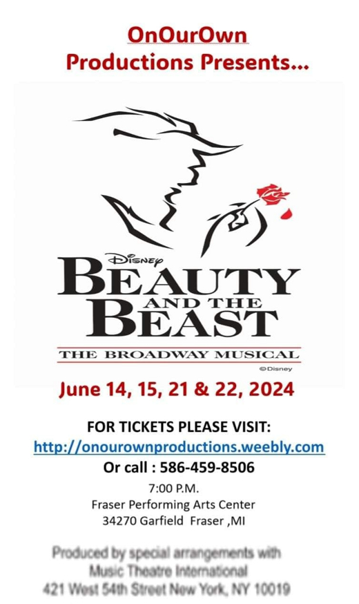 Beaty and the Beast show poster