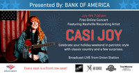 4th of July CASI JOY show poster