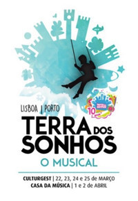 TERRA DOS SONHOS - O MUSICAL show poster