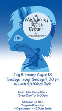 A Midsummer Night's Dream show poster