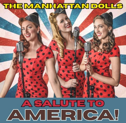 A Salute to America (featuring the Manhattan Dolls) show poster