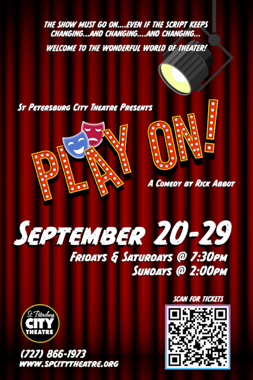 PLAY ON! by Rick Abbot show poster