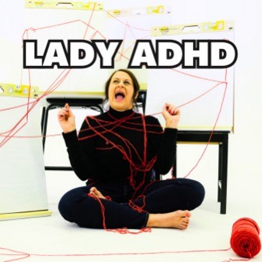 Lady ADHD in Off-Off-Broadway