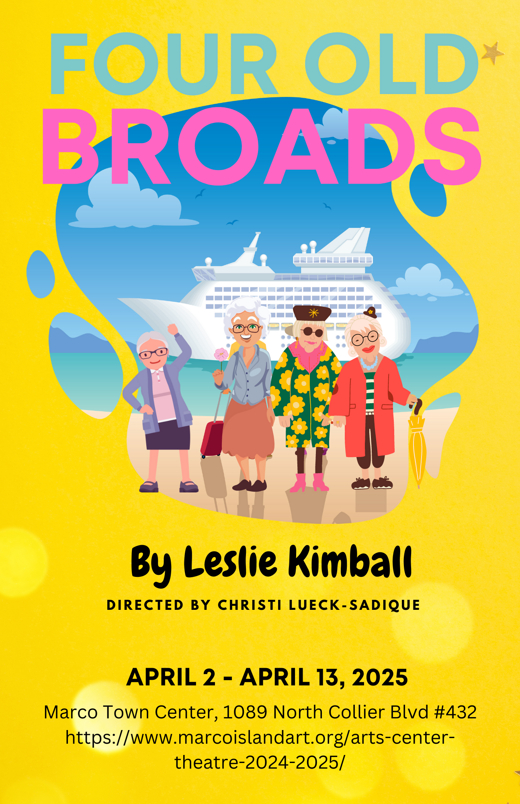 Four Old Broads show poster