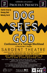 Dog Sees God show poster