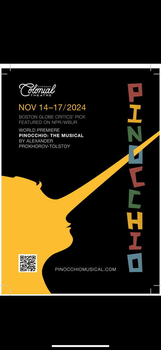 Pinocchio: The Musical in Boston