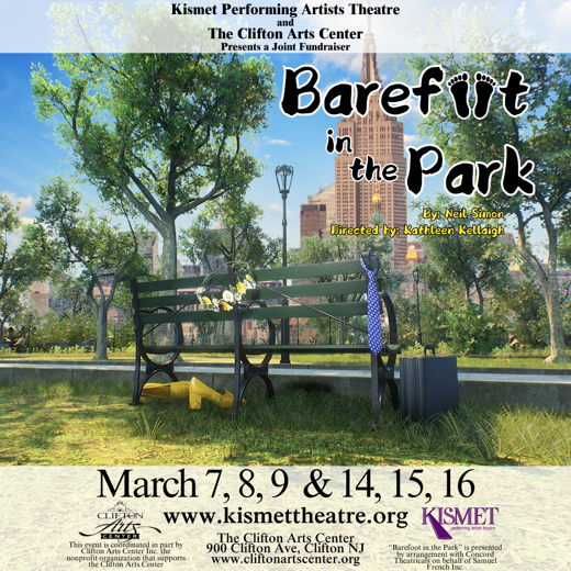 Barefoot in the Park in New Jersey