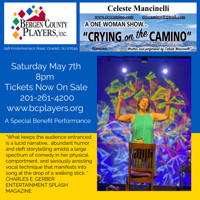 Crying on The Camino show poster