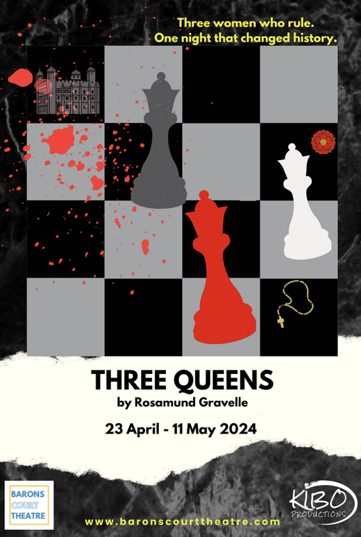 Three Queens show poster