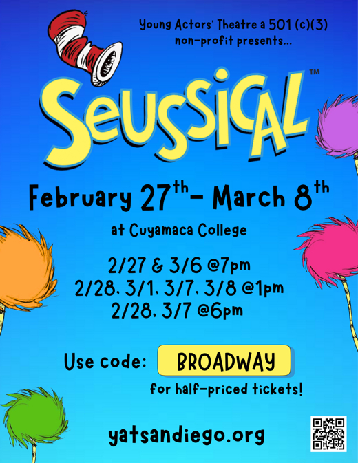 Seussical show poster