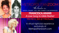 FRANCESCA AMARI ~ A Love Song for Gilda Radner show poster