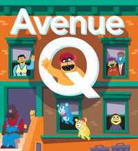 AVENUE Q - The Musical show poster