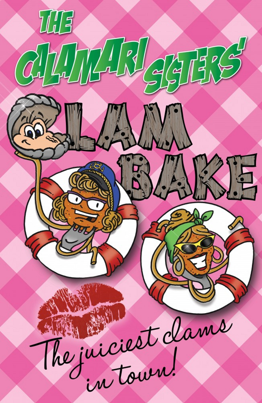 The Calamari Sisters' Clambake show poster