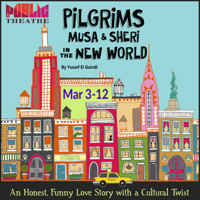 Pilgrims Musa & Sheri in the New World show poster